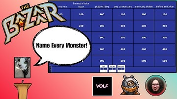 Bazaar Jeopardy met Sixten en Rahresh!