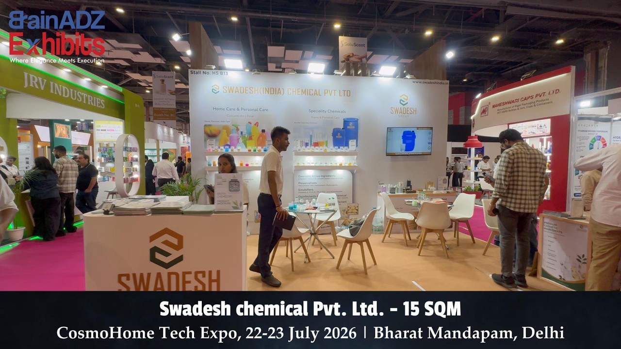 Swadesh Chemical at CosmoHome Tech Expo 2026 – BrainADZ Exhibits