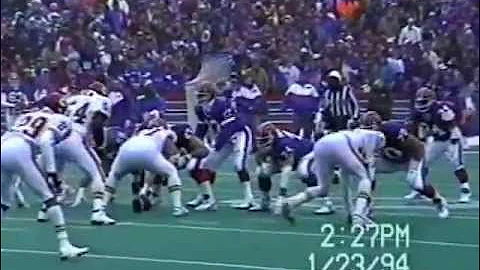 1994 AFC Championship Bills vs. Chief's