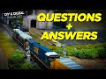 I'm gonna try. These viewers had A LOT of different Model Railroad Questions.