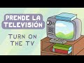 Turn on the tv prende la televisin  calico spanish songs for kids