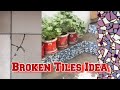 Amazing Idea With Cement And Broken Tiles