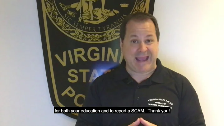 Virginia State Police PSA on COVID-19 scams Part IV