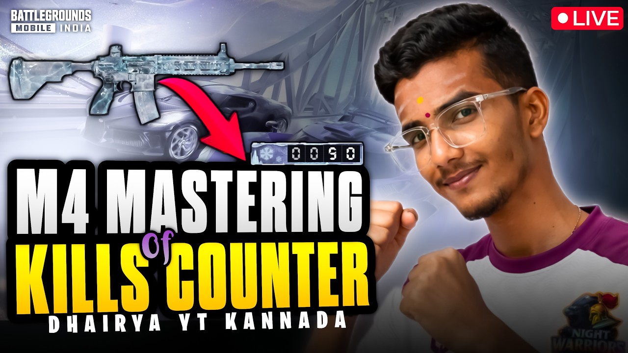 Mastering M416 DAY 09 |BGMI LIVE | DHAIRYA YT #bgmi   #kannada #livestreaming #live #shorts