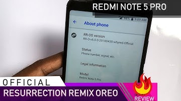 Resurrection Remix Official for REDMI NOTE 5 PRO || Installation & Initial Review | ATH