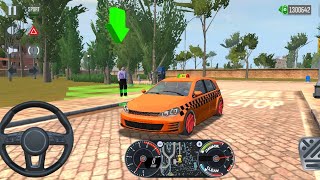 Taxi SIM 2022 | Volkswagen Golf Driving Rome City Driving Car Android Gameplay screenshot 2