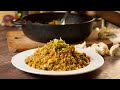 How to cook cauliflower lowcarb fried rice  without a food processor or blender