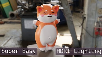 Super Easy HDRI lighting in Blender 3.1
