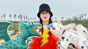 Changcady và cuộc thi giữa các con khủng long với máy xúc, khủng log ăn cỏ và có cánh