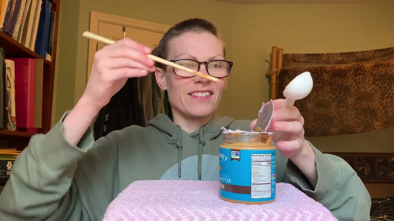 Savory eats - smooth almond butter (Barney Butter brand)