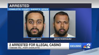 2 men arrested for operating illegal casino in Port Charlotte