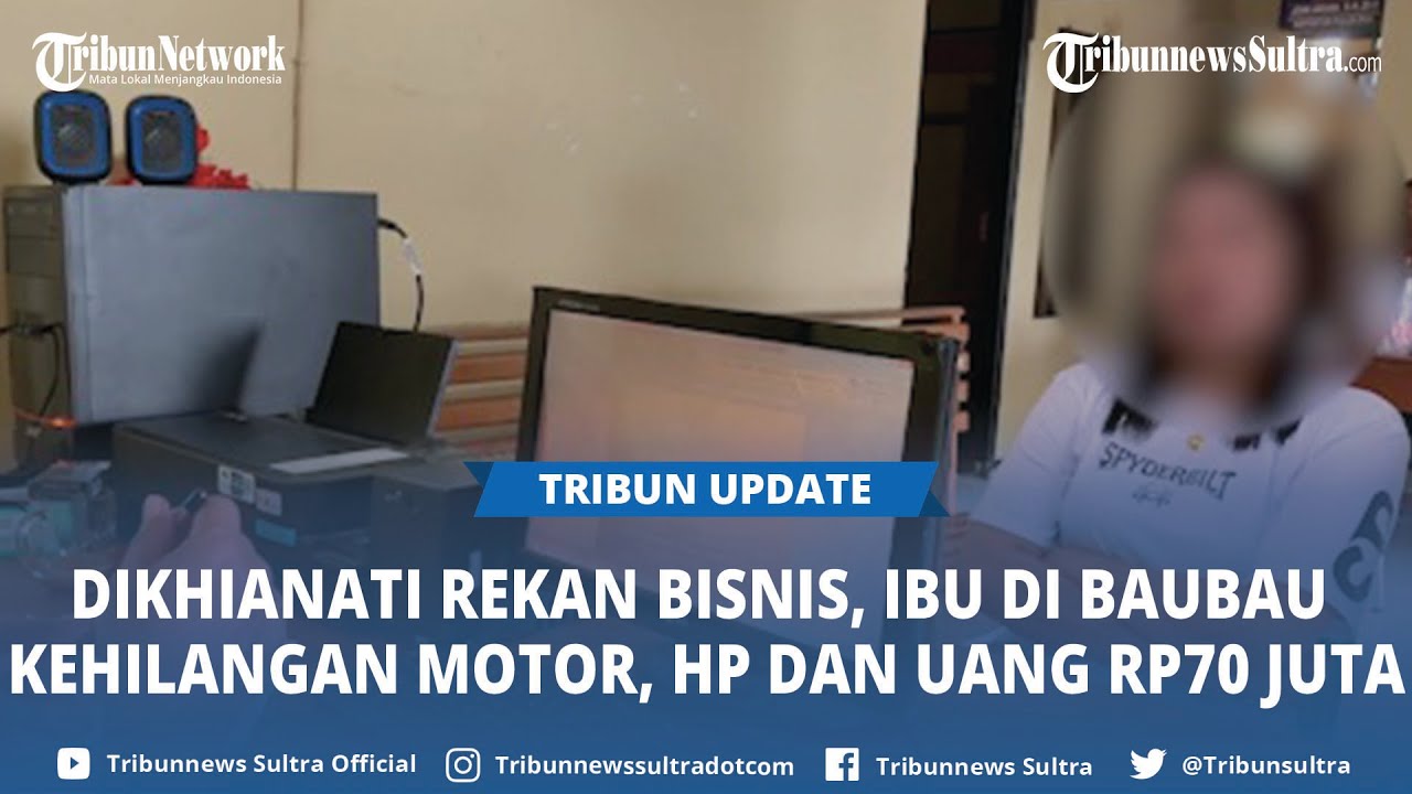 BREAKING NEWS Dimaling Rekan Bisnis, Seorang Ibu di Waruruma Baubau ...