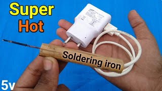 Soldering Iron Kaise Banaye | How To Make soldering iron | Summer Experiment|How to make a Soldering