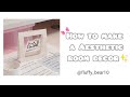 DIY aesthetic room decor ✨🎀 inspired from Pinterest✨ #diy #craft #roomdecor #papercraft #aesthetic