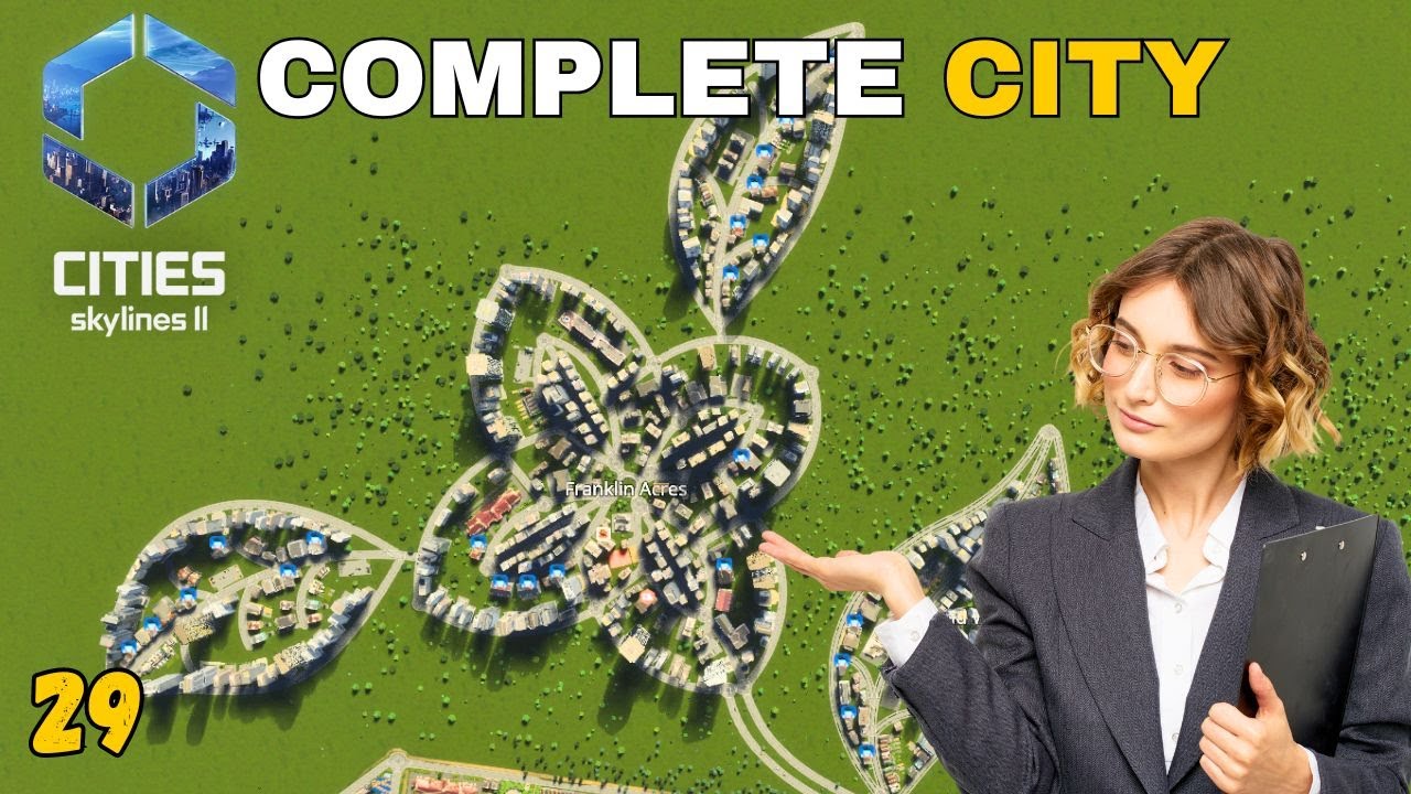 I COMPLETE MY DESIGN CITY | CITIES SKYLINES 2 HAMR PLAY HINDI PART -29 ...