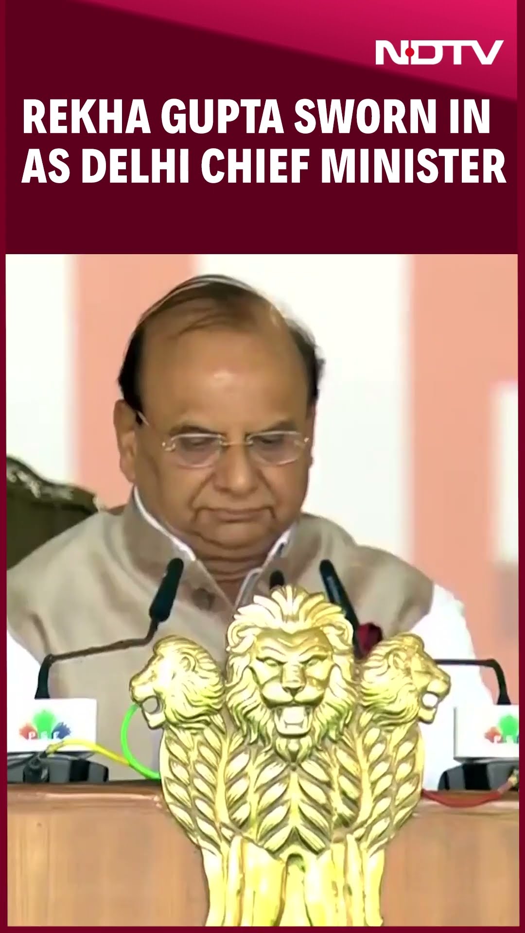 Rekha Gupta Takes Oath | BJP's Rekha Gupta Took Oath As the Chief Minister of Delhi | Delhi CM