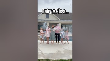 Thumbnail of 🩷🩷🩷🩷🩷🩵🤍 Baby #7 is a… #genderreveal #family #pregnancy #bigfamily #utah #viral #trending