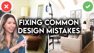 COMMON INTERIOR DESIGN MISTAKES + HOW TO FIX THEM