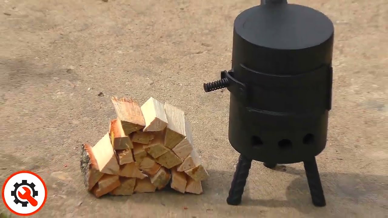 The smallest oven in the world! A brilliant idea from an old pipe YouTube