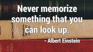 The Fallacy Of Memory: Memorization Should Yield To Critical Thinking And Inquiry.