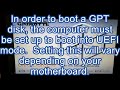 Converting to GPT in Windows 7