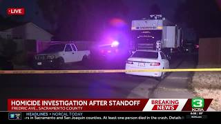 Standoff ends with woman detained in Sacramento County
