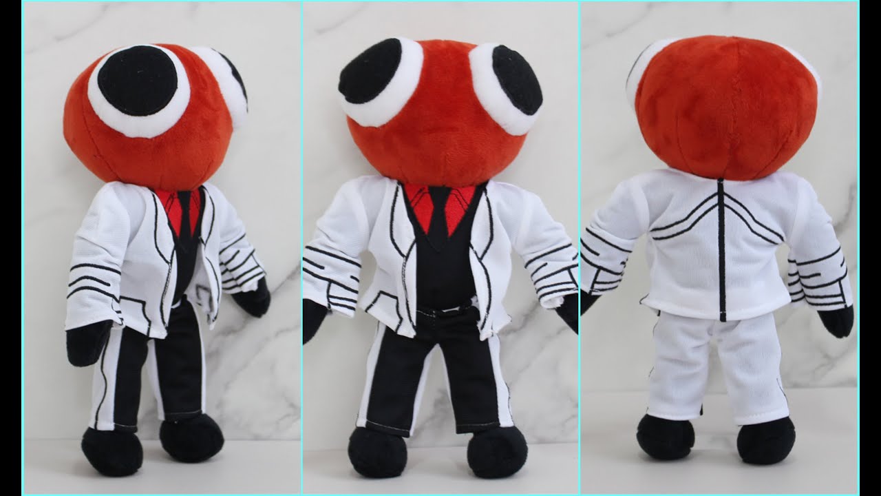 Red rainbow friends plush