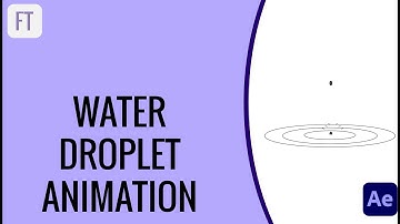Easy Droplets Ripples   After Effects Quick Tutorial