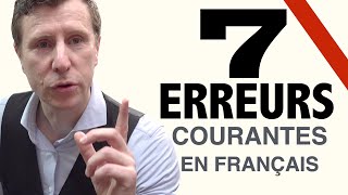 Erreurs fréquentes en français