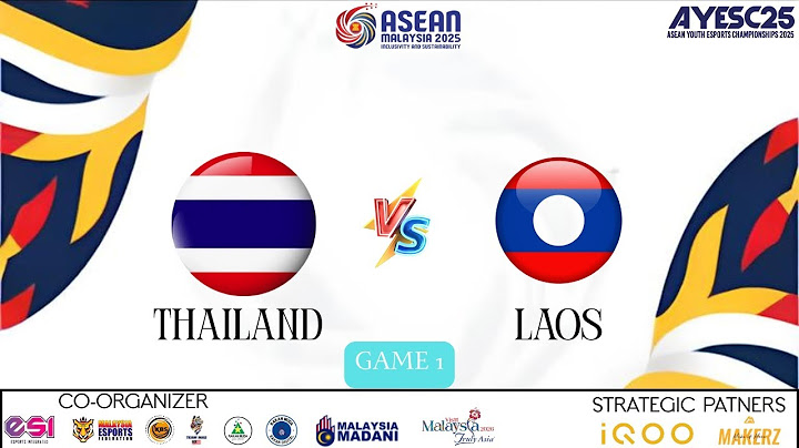 THAILAND vs LAOS | ASEAN YOUTH ESPORTS CHAMPIONSHIP 2025 - GAME 1 | eFootball™