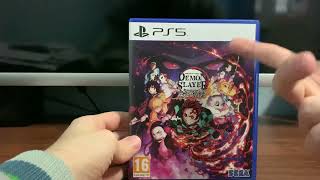 Распаковка игры Demon Slayer the hinokami chronicles для ps5
