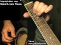 Saint louis blues fingerstyle guitar lesson  tab by guitarnick
