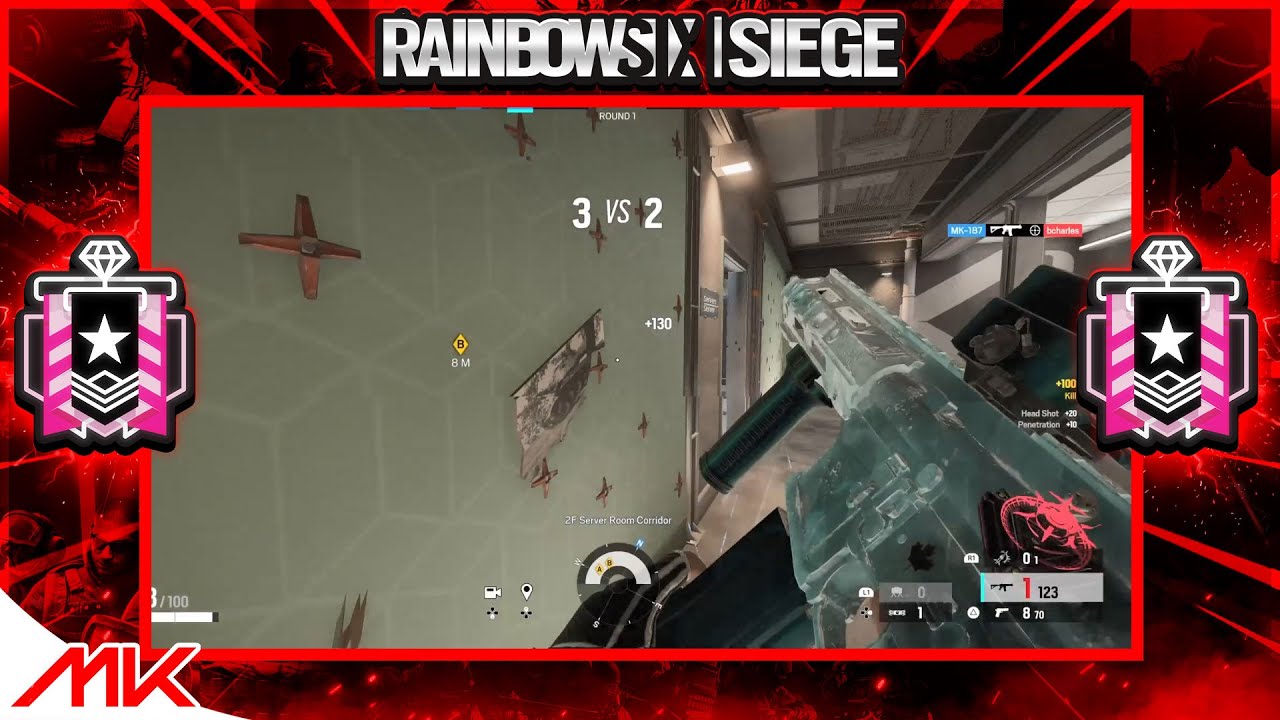 Champion Ranked Clutches In Rainbow Six Siege - YouTube