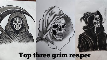 How to draw the grim reaper || sketch tutorial || step-by-step 