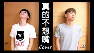 Vignette de la vidéo "聖結石 - 真的不想嘴 Cover 男聲版本【黃氏兄弟】"