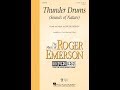 Thunder Drums 2 Part Choir By Roger Emerson mp3