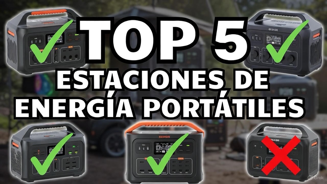 Las MEJORES ESTACIONES DE ENERGÍA PORTÁTILES 2026 🔋 | ¿Cuál elegir?