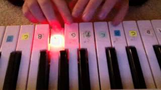 Video thumbnail of "How to play DO RE MI on Piano! (Beginner)"