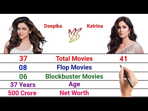 Deepika Padukone vs Katrina Kaif Comparison