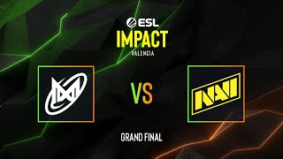 Nigma Galaxy vs. NAVI Javelins - ESL Impact Valencia Finals