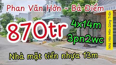Bán nhà Hóc Môn 4x14m 3 phòng ngủ sổ hồng riêng hoàn công giá rẻ I Nhà đất Hóc Môn mới nhất