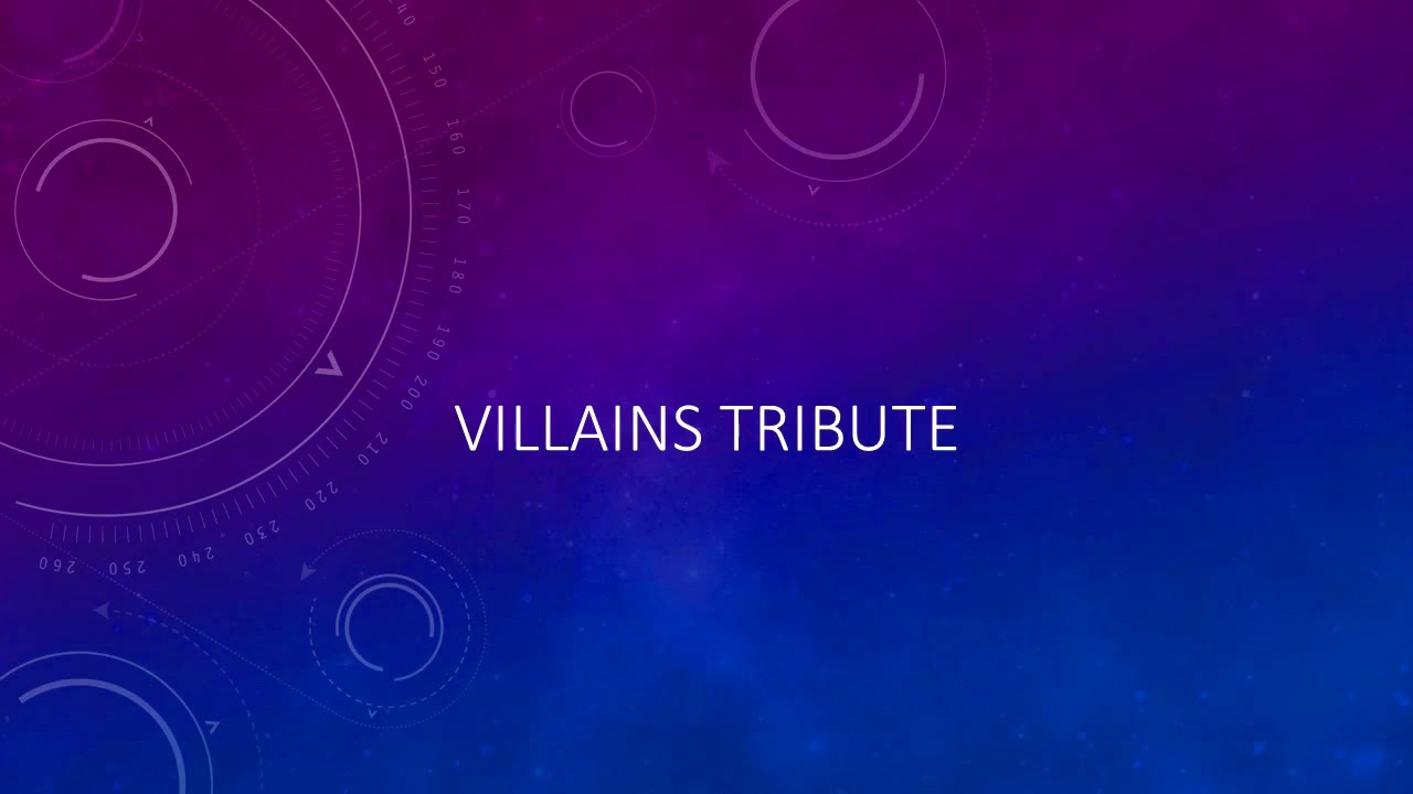 Villain tribute version 2 - YouTube