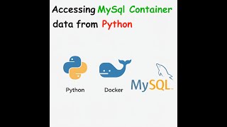 Accessing MySql container data from Python class