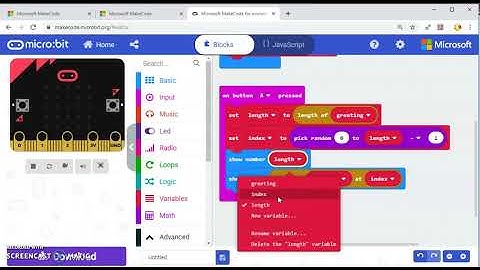 Text Blocks in micro:bit 2019