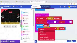 Text Blocks in micro:bit 2019