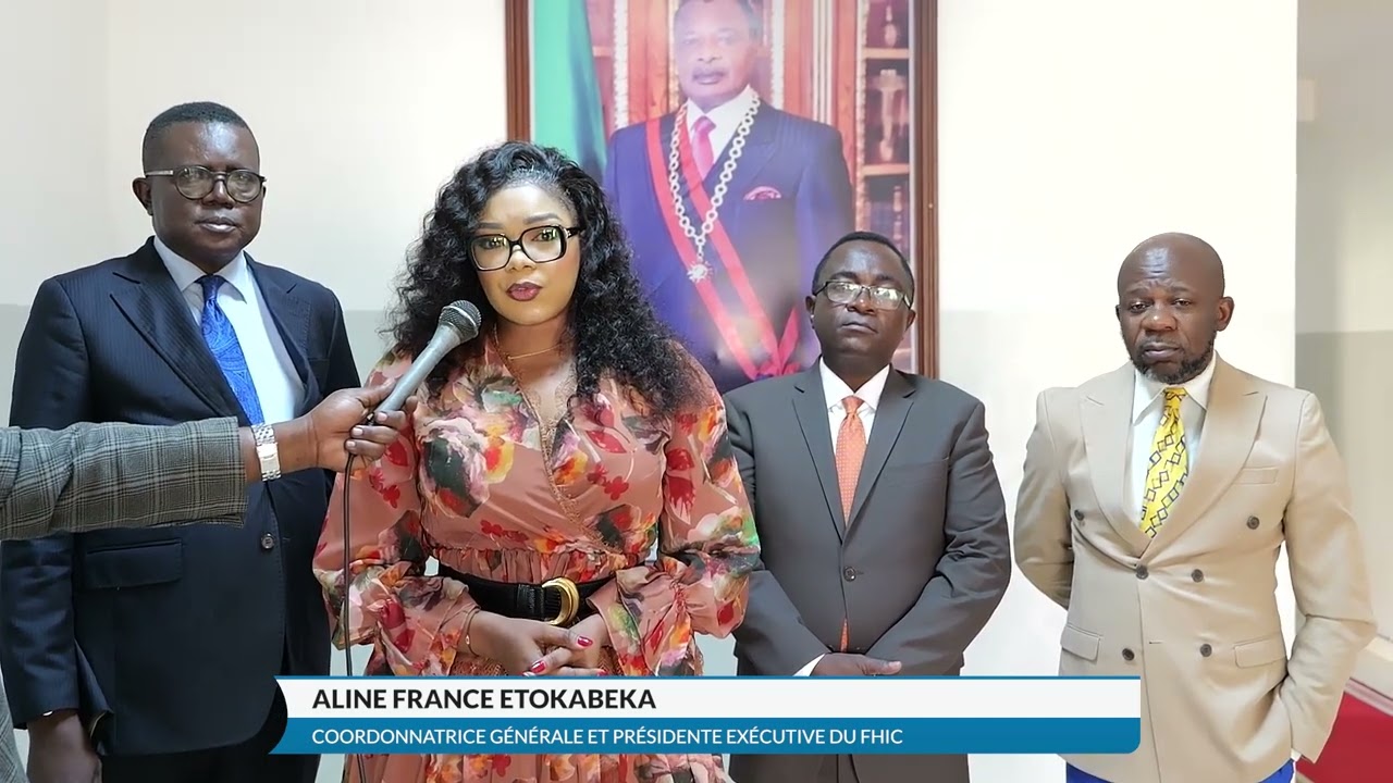 Aline France ETOKABEKA fait le point sur les  préparatifs du FHIC 5 avec le Parrain d'honneur #fhic
