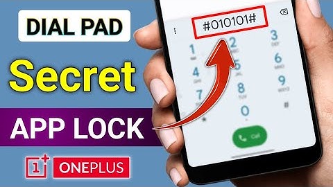 OnePlus Mobile me App Lock Kaise Lagaye | How to Set App Lock Code in OnePlus Phone Dial Pad