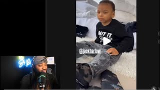 Chrisean Rock Eating In Front Of Chrisean Jr Again While He Cries For Food !!!