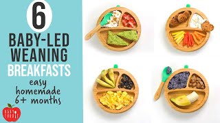 6 BabyLed Weaning Breakfast Ideas