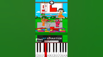 Assemble the correct colored shape with Squid Game 2 (@MusicPlayground-b6n) - Octave Piano Tutorial